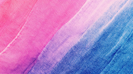 This image features a vibrant abstract textile pattern showcasing a beautiful blend of pink and blue gradients, perfect for creative projects.の素材