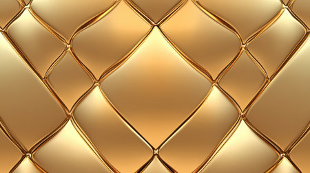 This stunning image features an elegant golden pattern, showcasing smooth curves and a glossy finish, perfect for various design purposes and backgrounds.の素材