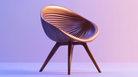 This modern wooden chair showcases a unique curved design that blends artistry with comfort, making it an ideal choice for contemporary interiors.の素材