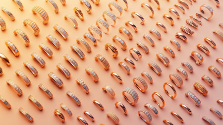 Discover an exquisite array of rose gold rings showcasing elegance and sophistication, perfect for enhancing any jewelry collection or fashion ensemble.の素材
