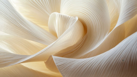 This stunning close-up image showcases the elegance of white petals, featuring smooth curves and delicate textures that illuminate nature's artistry.の素材