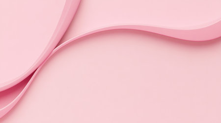 This abstract image features soft pink waves and curves, creating a smooth and elegant background ideal for various design projects and artistic expressions.の素材