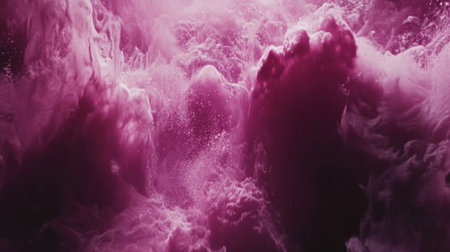 This captivating abstract image features vibrant swirling patterns in shades of purple and pink, creating a fluid motion effect that evokes a dreamlike atmosphere.の素材