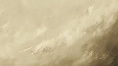 Discover an abstract beige background featuring soft brush strokes that evoke tranquility and warmth, perfect for artistic and creative projects.の素材