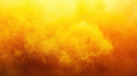 This vibrant abstract background features a blend of yellow and orange smoke textures, creating a warm and inviting atmosphere for artistic and design projects.の素材