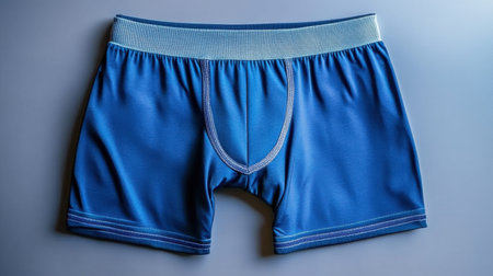 Discover the perfect blend of style and comfort with this blue underwear designed for active lifestyles. Featuring a soft waistband and breathable fabric for all-day wear.の素材