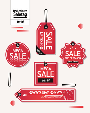 End of year sale savings labels set.のイラスト素材