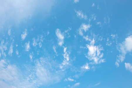 Blurred white clouds on the sky background.の写真素材