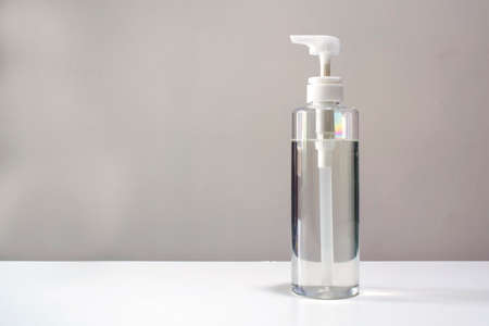 Alcohol, hand washing gel, Coronavirus, or covid-19 hand cleaning gel for health care and disease prevention concepts.の写真素材