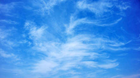 Blurred white clouds on the sky background.の写真素材