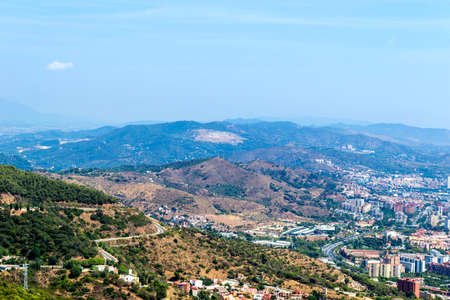 Top view of cityscape of Barcelona, Spain.の写真素材