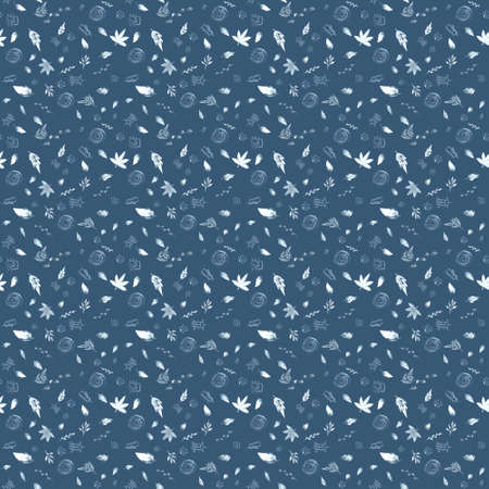 Abstract background with black and white circles. Seamless pattern