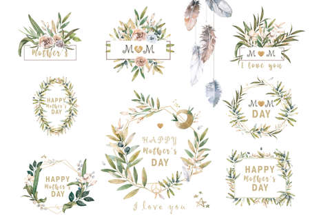 Geometric wedding invitation, marble texture, background in trendy minimalistic style, pigeon silhouette, granite, gold glitter, frame, fashion wallpaper, poster coverの写真素材