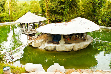 Stone Hutの写真素材