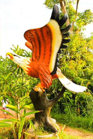 Eagle sculpture の写真素材