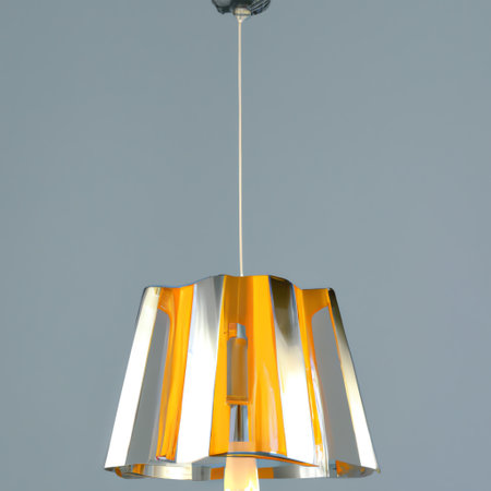 Lamp on a isolated background. AI generated futuristic lamp.の素材