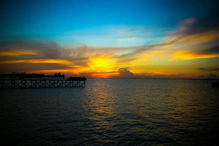 Sunset in Santarの素材