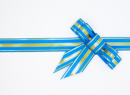 blue ribbonの写真素材
