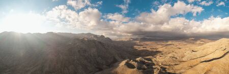Antalya, Gundogmus mountain peak. Landscape with picturesque panoramic view, rocky land and mountains with morning sky in background. Stability and earth powerの写真素材