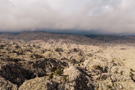 Majestic view of mountains and white clouds. Gazipasa, Antalya, Turkey