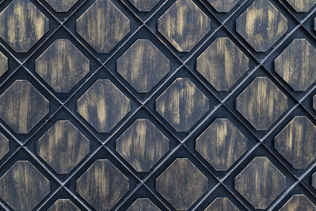 Green rusty grunge metal background or texture with scratches and cracksの写真素材