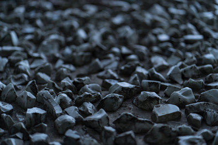 Modern stone brick wall background. Stone texture.の写真素材