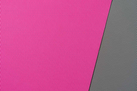 Gray and pink two tone color paper background with stripes. Abstract background modern hipster futuristic. Texture designの写真素材