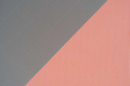 Gray and pink two tone color paper background with stripes. Abstract background modern hipster futuristic. Texture designの写真素材