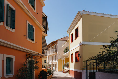 Quaint Mediterranean Alleyway Charmの写真素材