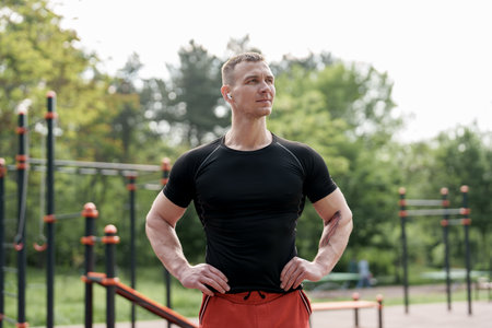 Athletes Determined Gaze During Workout