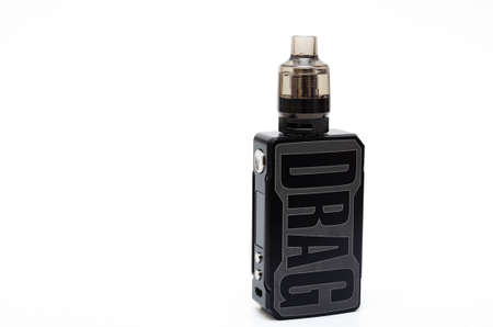 Box mod Drag 2 refresh edition with Pnp tank on a white background. Voopoo drag 2. Box mod packing,...