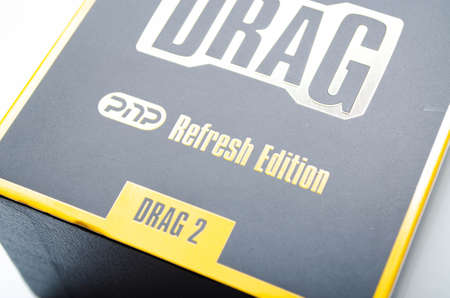 Box mod Drag 2 refresh edition with Pnp tank on a white background. Voopoo drag 2. Box mod packing,...