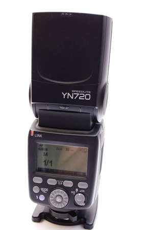 On-camera flash Chinese Yongnuo YN720. July 2020. Los Angeles. USA