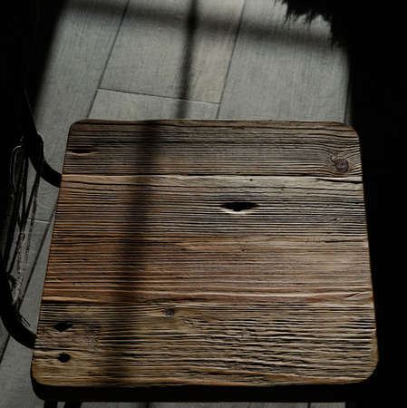 chair seat made of old pine wood