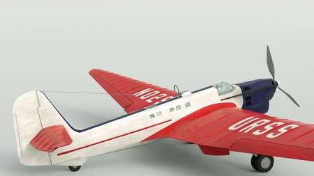 3D illustration. historical Soviet aircraft Ant-25