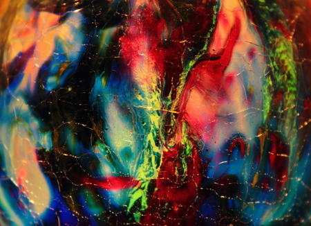 An Abstract Closeup and Out of Focus Image of an Artefact Showing Mist Fog and Cloud Pastel Coloursの写真素材