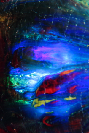 An Abstract Closeup and Out of Focus Image of an Artefact Showing Mist Fog and Cloud Pastel Colours