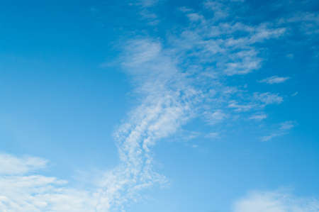 Beautiful sky with many clouds. Very bright scenic background.