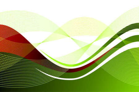 abstract  illustration with wave lineのイラスト素材