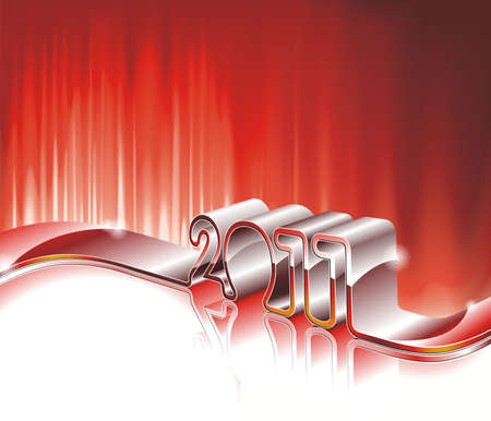   Happy New Year 2011 designのイラスト素材