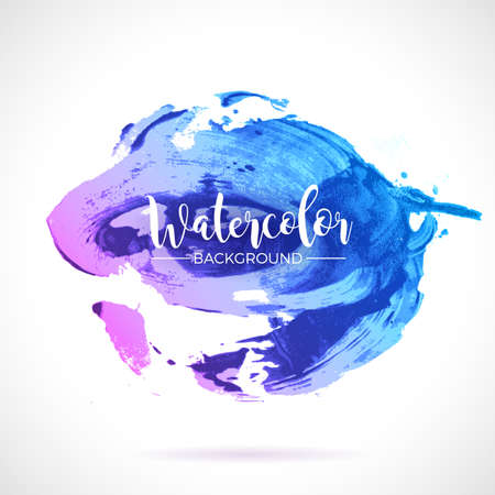 Abstract hand painted watercolor background textureのイラスト素材