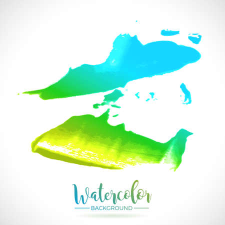 Abstract hand painted watercolor background textureのイラスト素材