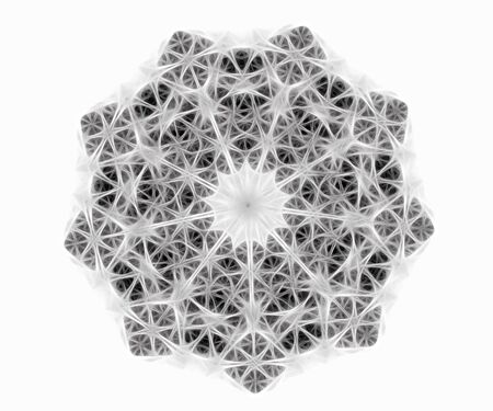 Abstract illustration, ornament resembling a ,\r\rの写真素材