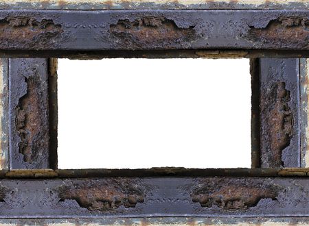  rusty texture on an old metal surface,border, close up, grunge styleの写真素材