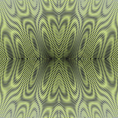 Moire effect. Geometric symmetric seamless vector background. Can be used as creative design of...