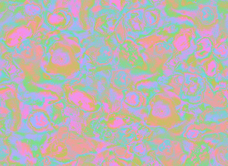 Neon colored watercolor abstract seamless pattern with crazy metaverse particles. Forecasting...