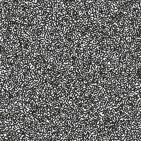 Pointillism high density seamless dots pattern. Abstract monochrome halftone. Just drop to swatches...