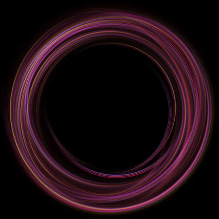 Abstract transparent color circle shape frame.