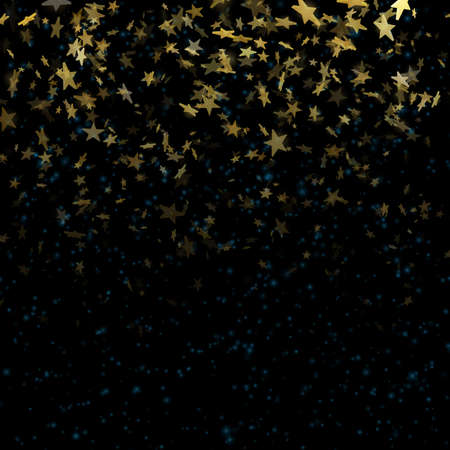 Stars on defocused magic abstract blur background. EPS 10 vector file includedのイラスト素材