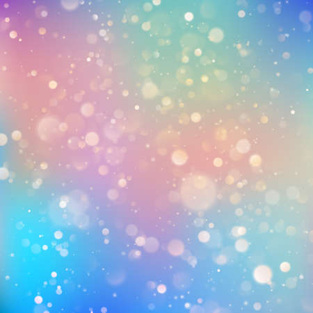 Festive defocused lights effect. Abstract bokeh background. EPS 10 vector fileのイラスト素材